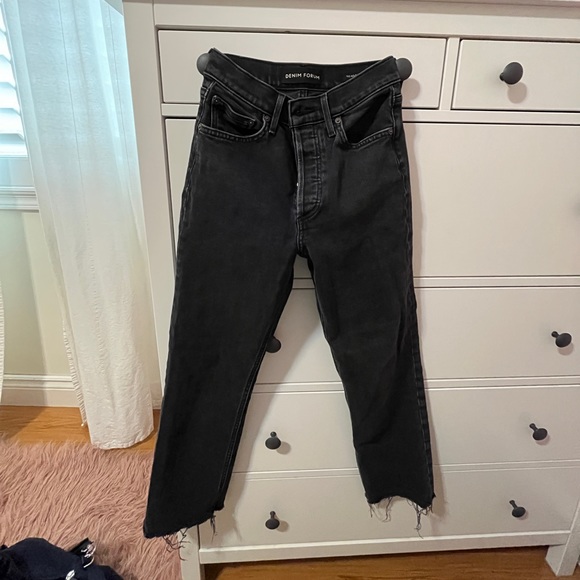 denim forum the arlo high rise straight size 24 - Picture 1 of 3